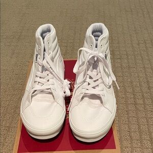 Vans White High-Top Sneakers